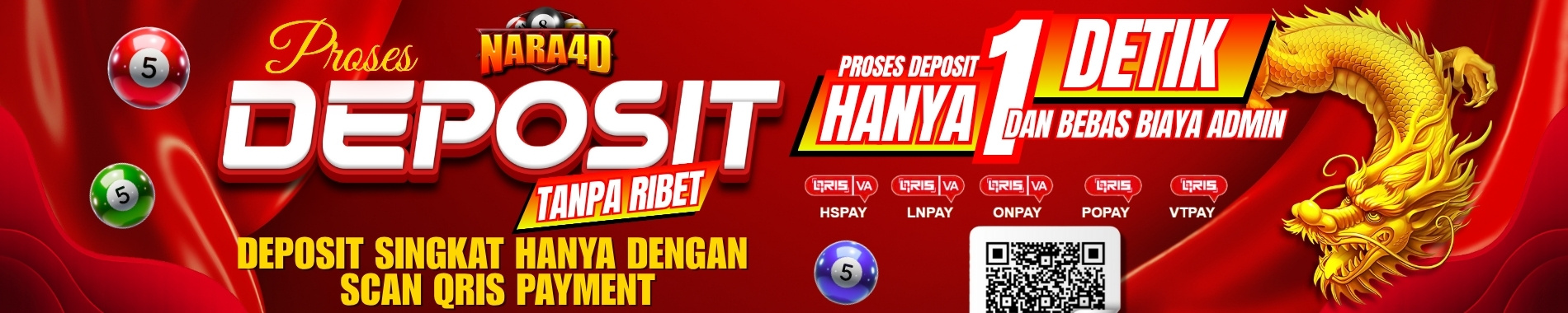 Platform game NARA4D dengan top-up QRIS